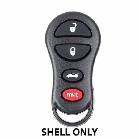 Keyless Factory KeylessFactory: 1999-2005 Chrysler Dodge Jeep Keyless Entry Remote SHELL ORS-CHY-1471-4